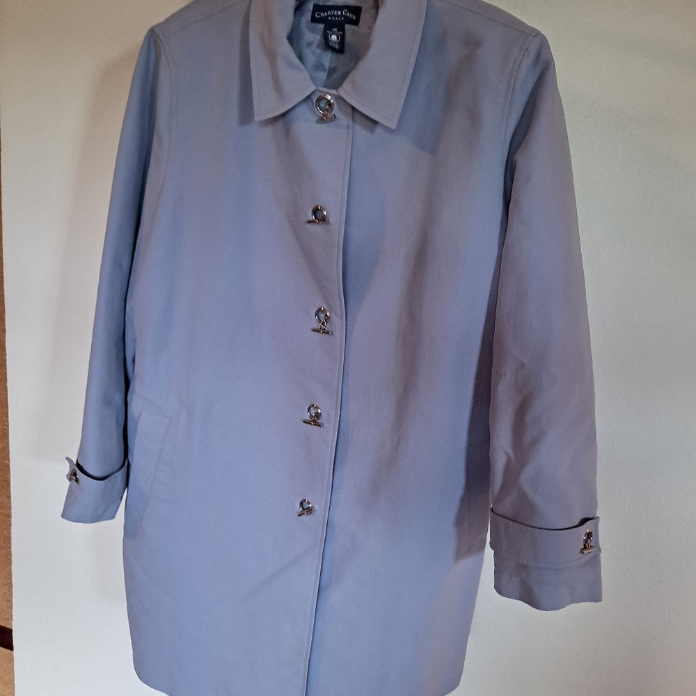 Lavender trench coat